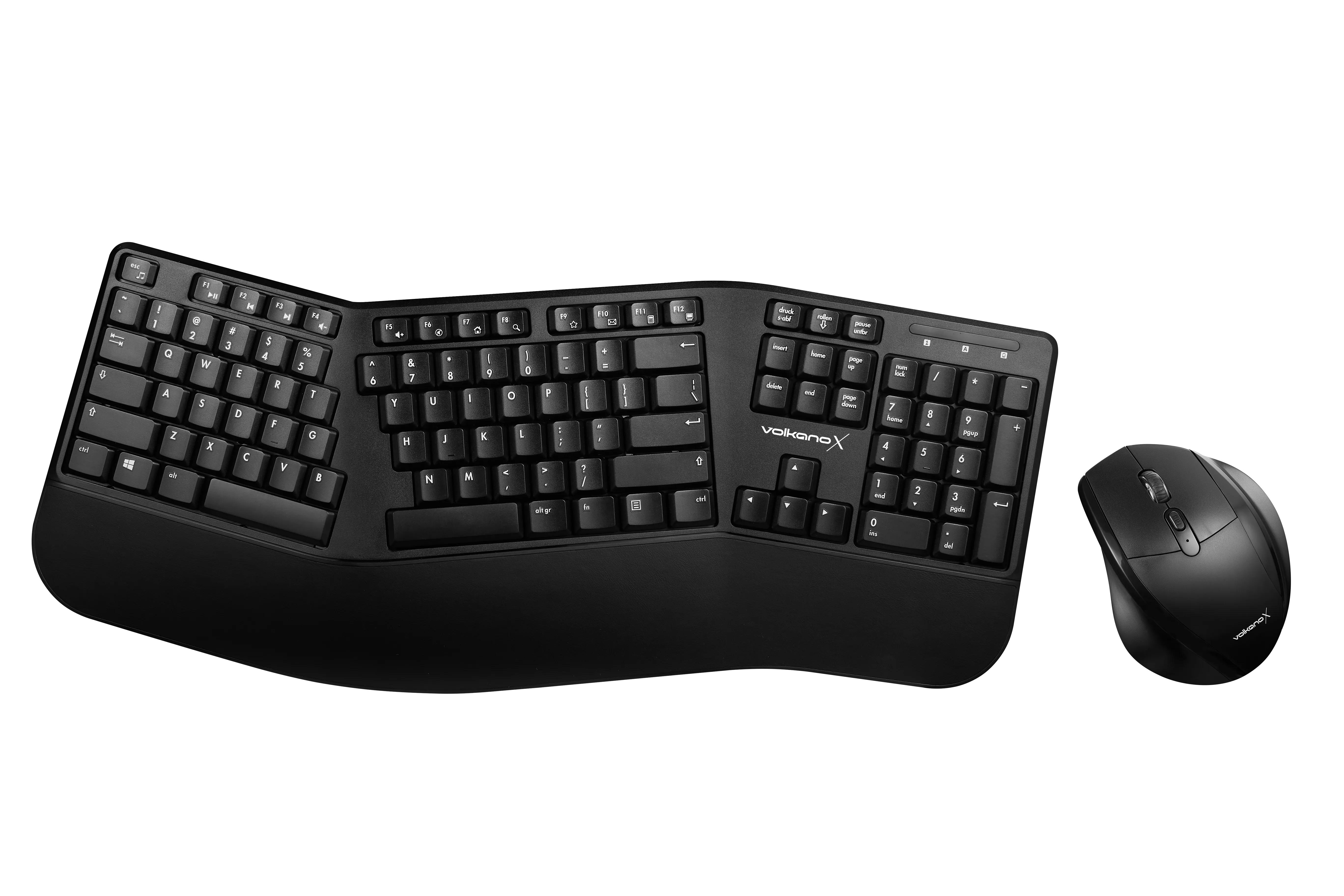 VolkanoX Ergo Series Egonomical Mouse and Keyboard Combo