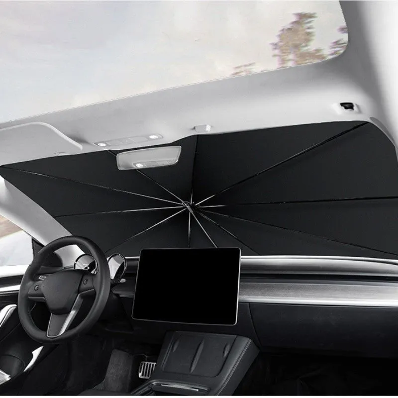 Windshield Sun Shade Umbrella for Tesla Model 3