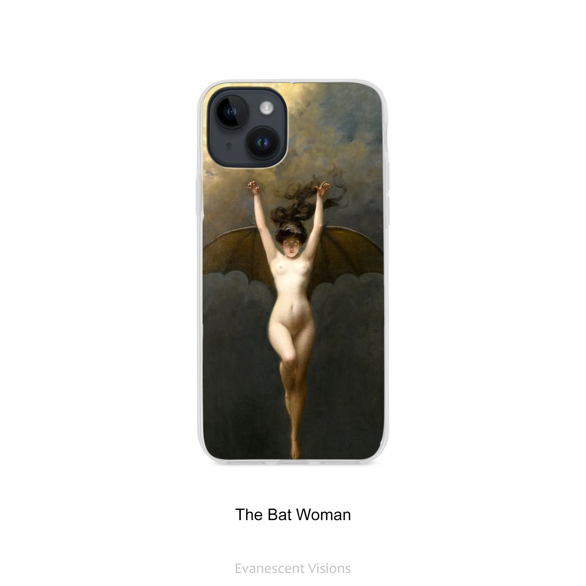 Witches Art Phone Cases for iPhones 16, 15, 14, 13, 12, 10, 8, Halloween Art