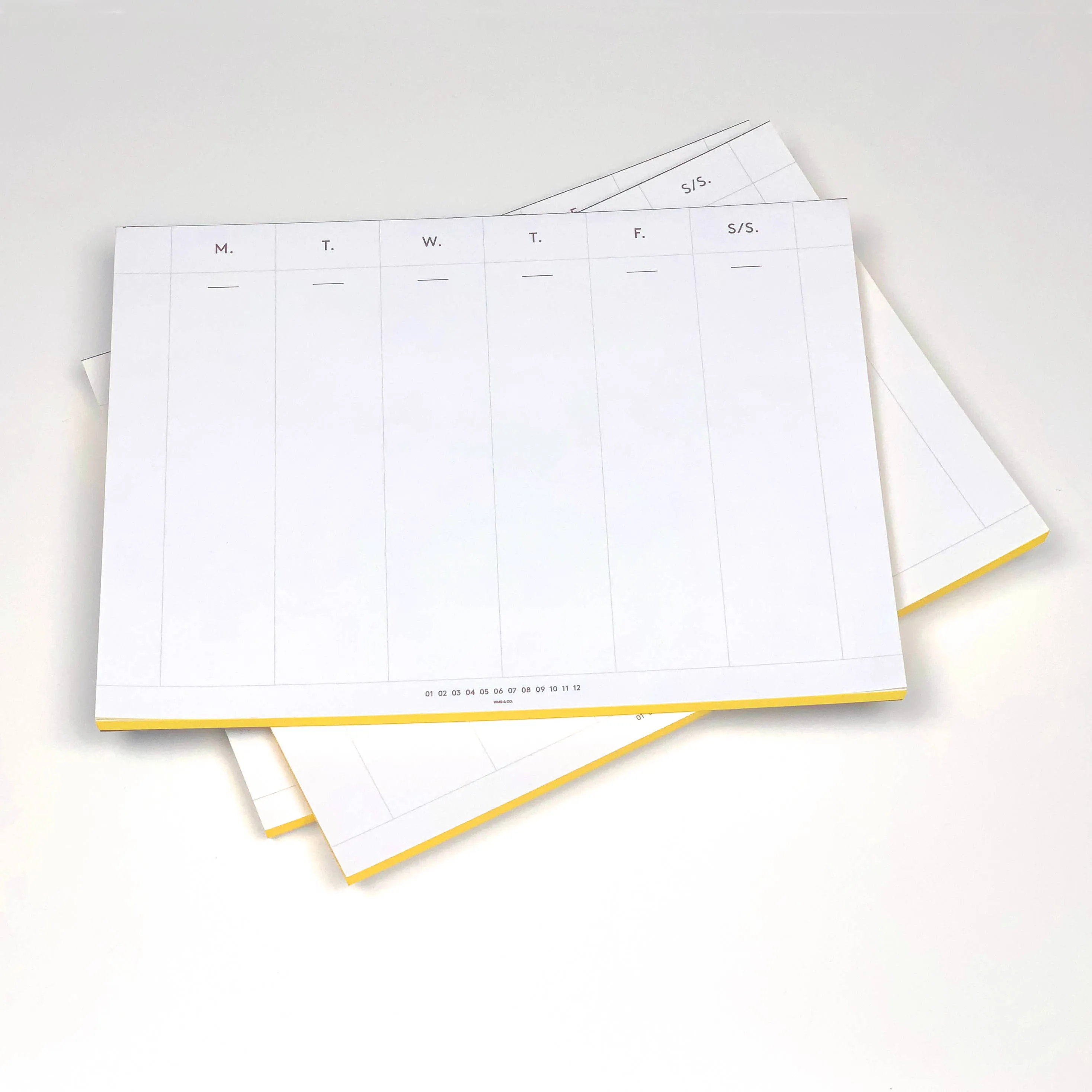 Wms&Co. Keyboard Weekly Planner with Gold Foil Edge