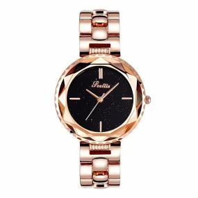 Women's Watch diamond star chassis dial stainless steel strap elegant watch