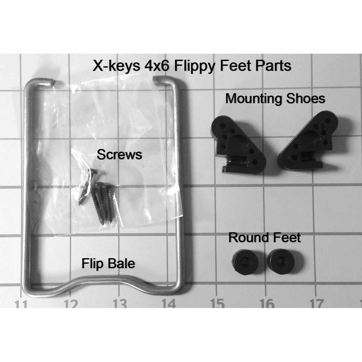 X-keys Flippy Feet for XK-24, XK-12 and Adaptive Joystick