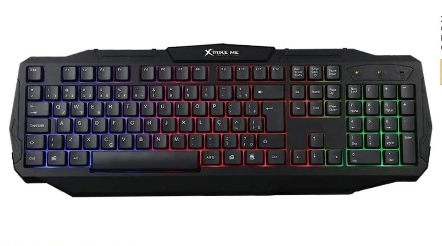 XTRIKE ME KB-302 GAMING KEYBOARD RAINBOW