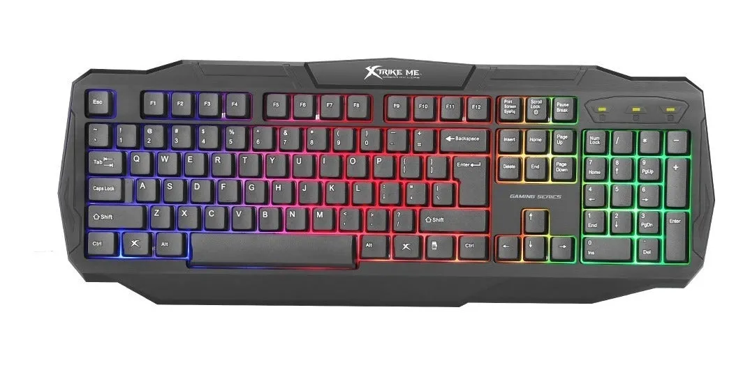 XTRIKE ME KB-302 GAMING KEYBOARD RAINBOW