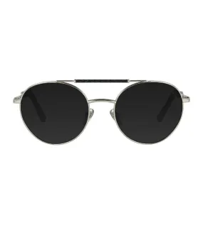 Zilli Men's Grey Round Sunglasses