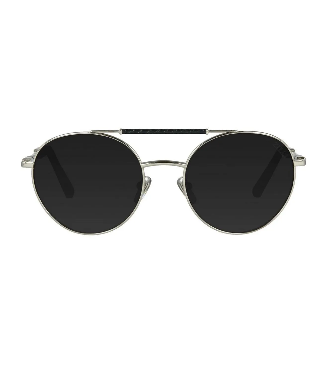 Zilli Men's Grey Round Sunglasses